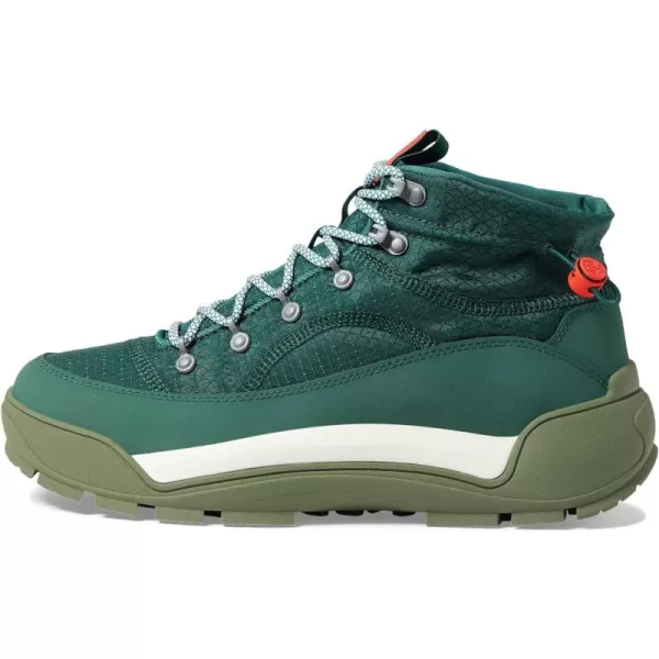 Hunter Travel Explorer Boots for Men Offers Rubber Upper, Polyester Lining, and Removable Cushioned Footbed