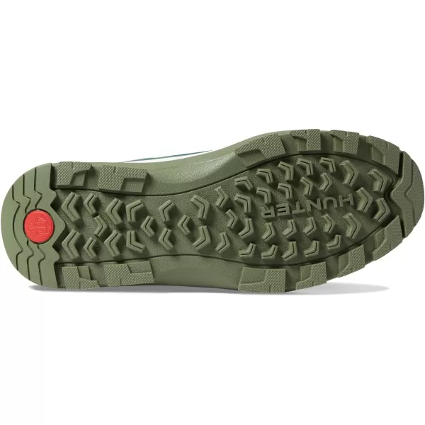Hunter Travel Explorer Boots for Men Offers Rubber Upper, Polyester Lining, and Removable Cushioned Footbed