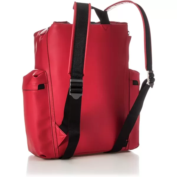 Hunter UBB2022LRSMLR Original Top Clip Backpack, Lavalized Leather, Red
