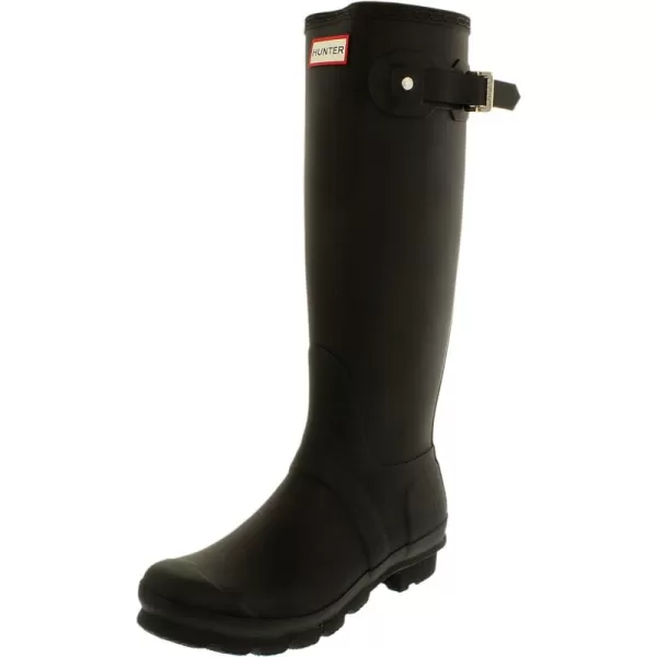 Hunter Womens Original Tall Black Matte Rain Boot - 5 B US US)