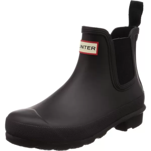 Womens Hunter Original Chelsea Rain Snow Winter Festival Wellington Boot - Black - 5