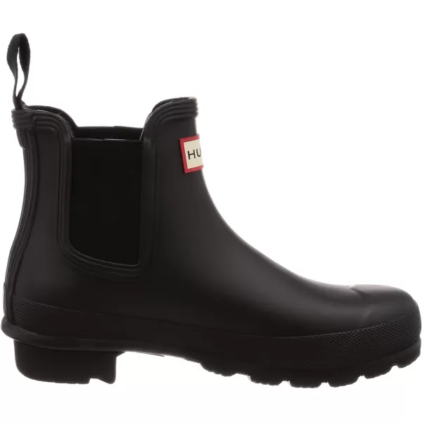 Womens Hunter Original Chelsea Rain Snow Winter Festival Wellington Boot - Black - 5