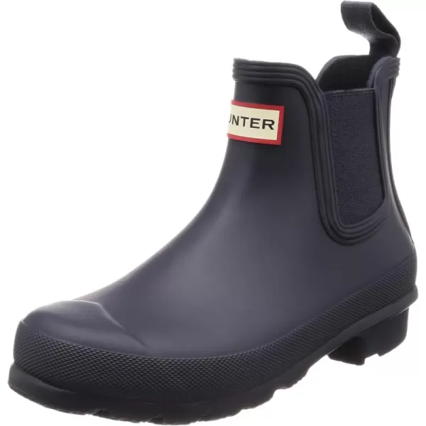 Womens Hunter Original Chelsea Rain Snow Winter Festival Wellington Boot - Midnight - 5