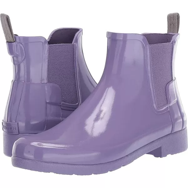 Womens Hunter Original Refined Chelsea Gloss Wellingtons Ankle Rain Boot