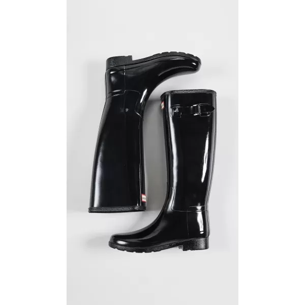 Womens Hunter Original Refined Gloss Wellingtons Snow Winter Rain Boots
