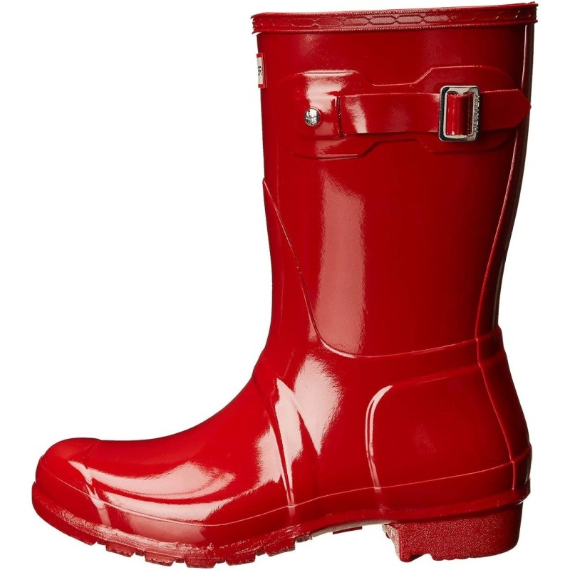 Hunter Original Short Stivali In Gomma Donna | Impermeabili, Realizzati A Mano | Fodera In Poliestere Riciclato | Tacco 1,27 Cm