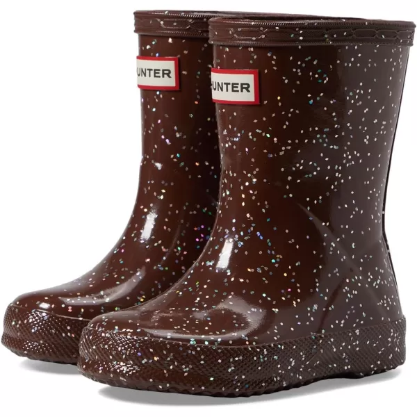 HUNTER Unisex-Child Original First Classic Giant Glitter Wellington Boots 