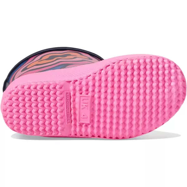 Hunter Girl's Original First Classic Wave Ripple Print Boot  Rain