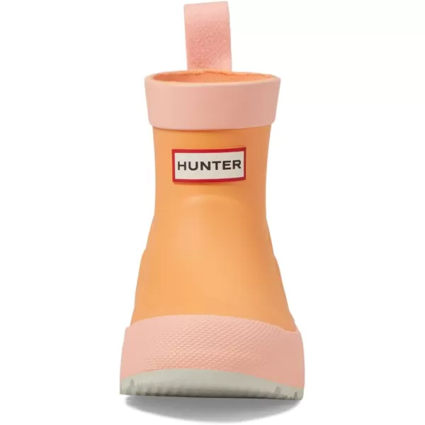 Hunter Kids Play Boot for Toddler and Little Kid - Rubber Upper, Flatter Unique Stripe Platform Sole