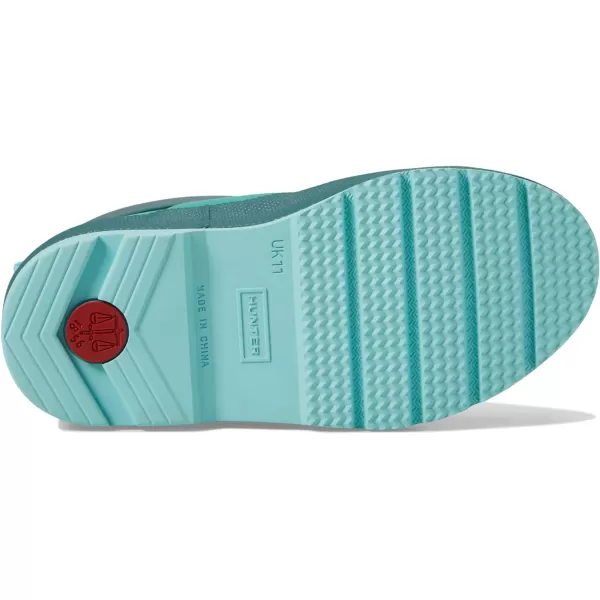 Hunter Kids Play Boot for Toddler and Little Kid - Rubber Upper, Flatter Unique Stripe Platform Sole