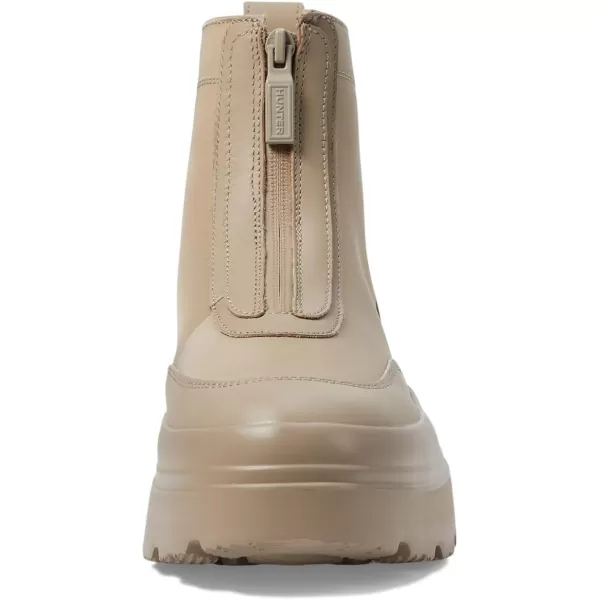 Hunter Womens Explorer Ankle Zip Flatform Boot