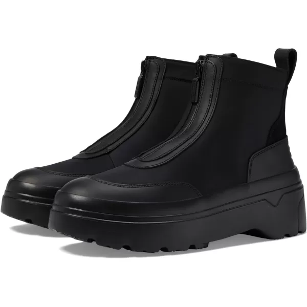 Hunter Womens Explorer Ankle Zip Flatform Boot