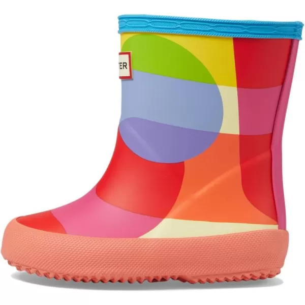 Hunter Girl's Original First Classic Rainbow Bubbles Boot  Rain