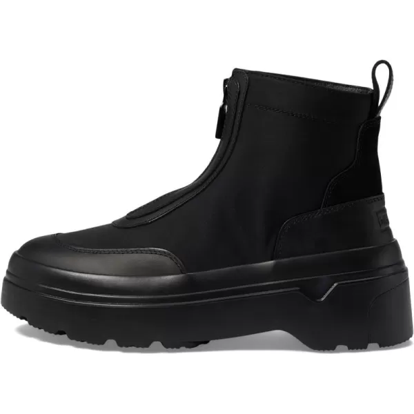 Hunter Womens Explorer Ankle Zip Flatform Boot