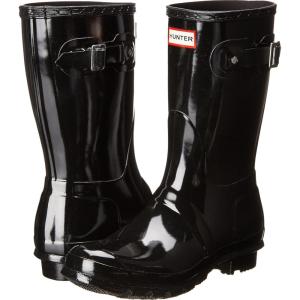 imageHunter Womens Original Short Gloss Rain BootsBlack