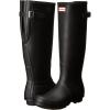 imageHunter Womens Original Tall Back Adjustable Rain BootBlack Matte