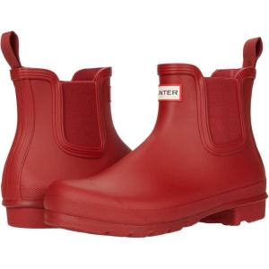 imageHunter Womens Original Chelsea Rain BootMilitary Red