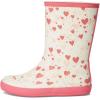 imageHunter UnisexChild First Classic Boots ToddlerLittle Kid RainBeigeMedium Pink Heart Multi