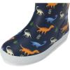 imageHunter UnisexChild First Classic Boots ToddlerLittle Kid RainDark Blue Dino Multi