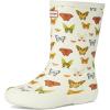 imageHunter UnisexChild First Classic Boots ToddlerLittle Kid RainIvory Butterfly Multi