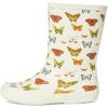 imageHunter UnisexChild First Classic Boots ToddlerLittle Kid RainIvory Butterfly Multi
