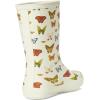 imageHunter UnisexChild First Classic Boots ToddlerLittle Kid RainIvory Butterfly Multi
