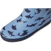 imageHunter UnisexChild First Classic Boots ToddlerLittle Kid RainMedium Blue Shark Multi