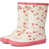 imageHunter UnisexChild First Classic Boots ToddlerLittle Kid RainBeigeMedium Pink Heart Multi