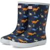 imageHunter UnisexChild First Classic Boots ToddlerLittle Kid RainDark Blue Dino Multi