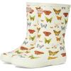 imageHunter UnisexChild First Classic Boots ToddlerLittle Kid RainIvory Butterfly Multi