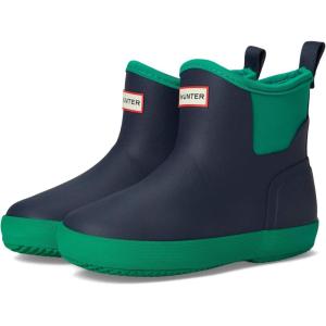 imageHunter UnisexChild Finley ToddlerLittle Kid Rain BootDark Blue Dino Multi