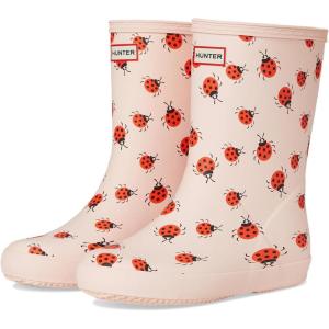 imageHunter UnisexChild First Classic Boots ToddlerLittle Kid RainMedium Pink Lady Bug Multi