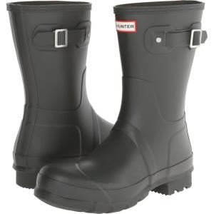 imageHunter Mens Original Short Rain BootDark Olive