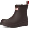 imageHunter Womens Play Insulated Short Rain Boots AnkleDark Brown