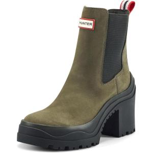 imageHunter Womens Miana Chelsea BootDark Green Leather
