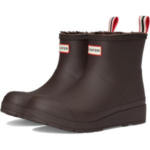 imageHunter Womens Play Insulated Short Rain Boots AnkleDark Brown