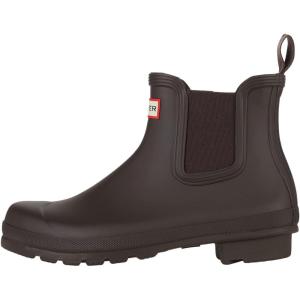 imageHUNTER Womens Original Chelsea Rain BootBitter Choc Brown