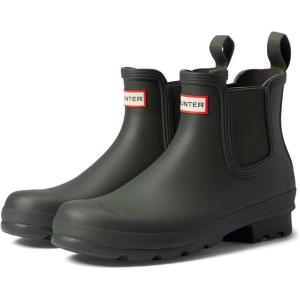 imageHUNTER Womens Original Chelsea Rain BootGreen