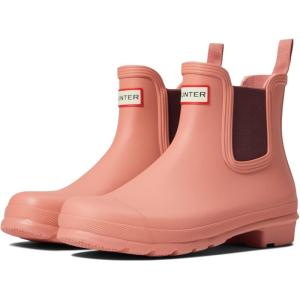 imageHUNTER Womens Original Chelsea Rain BootRough Pink