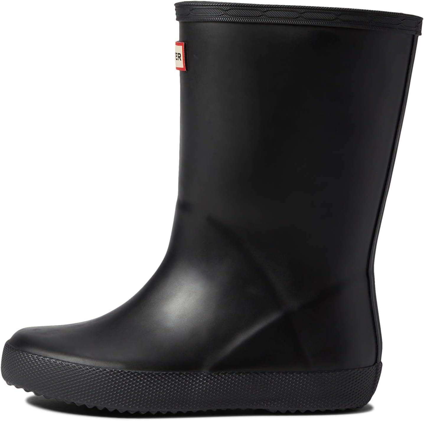 imageHUNTER UnisexChild Original First Classic Rain Boot ToddlerLittle KidBlack