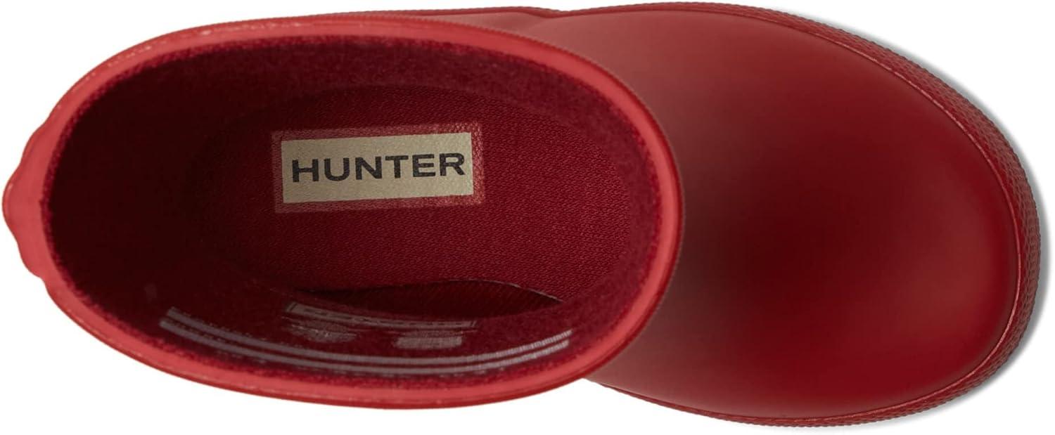 imageHUNTER UnisexChild Original First Classic Rain Boot ToddlerLittle KidMilitary Red