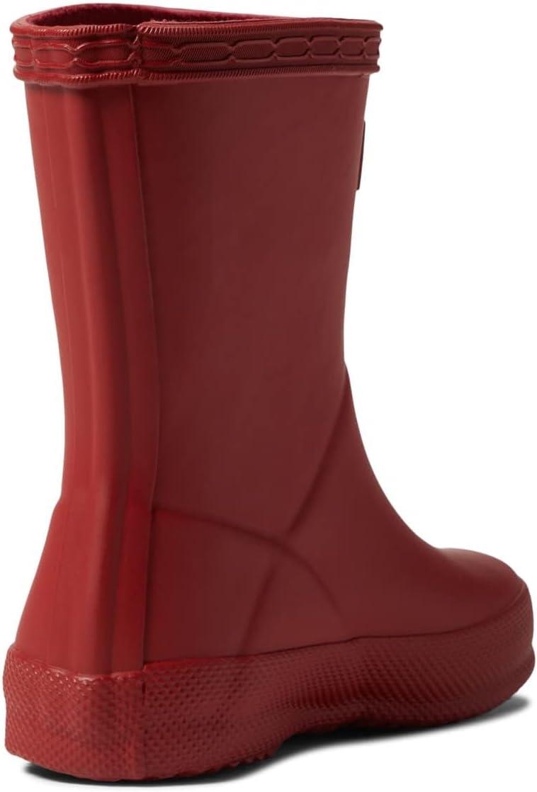 imageHUNTER UnisexChild Original First Classic Rain Boot ToddlerLittle KidMilitary Red