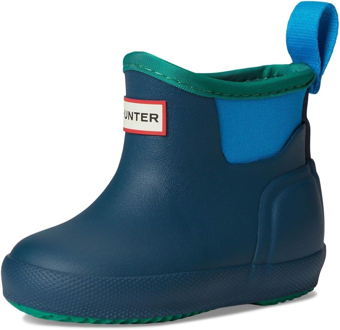 imageHunter UnisexChild FinleyToddlerLittle Kid Rain BootDark Blue Multi