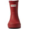 imageHUNTER UnisexChild Original First Classic Rain Boot ToddlerLittle KidMilitary Red