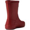 imageHUNTER UnisexChild Original First Classic Rain Boot ToddlerLittle KidMilitary Red