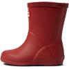imageHUNTER UnisexChild Original First Classic Rain Boot ToddlerLittle KidMilitary Red