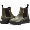 imageHunter Womens Neveah Waterproof Chelsea BootDark Green Leather