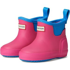 imageHunter UnisexChild FinleyToddlerLittle Kid Rain BootMedium PinkMedium Blue