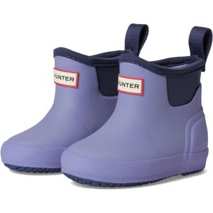 imageHunter UnisexChild FinleyToddlerLittle Kid Rain BootMedium PurpleDark Blue
