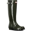 image:imageHunter Womens Original Tall Gloss Rain BootsDark Olive Green